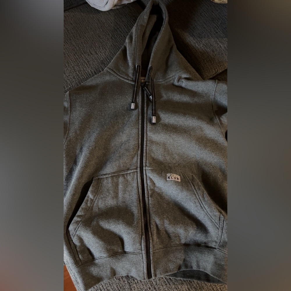 Charcoal grey pro club zip up
